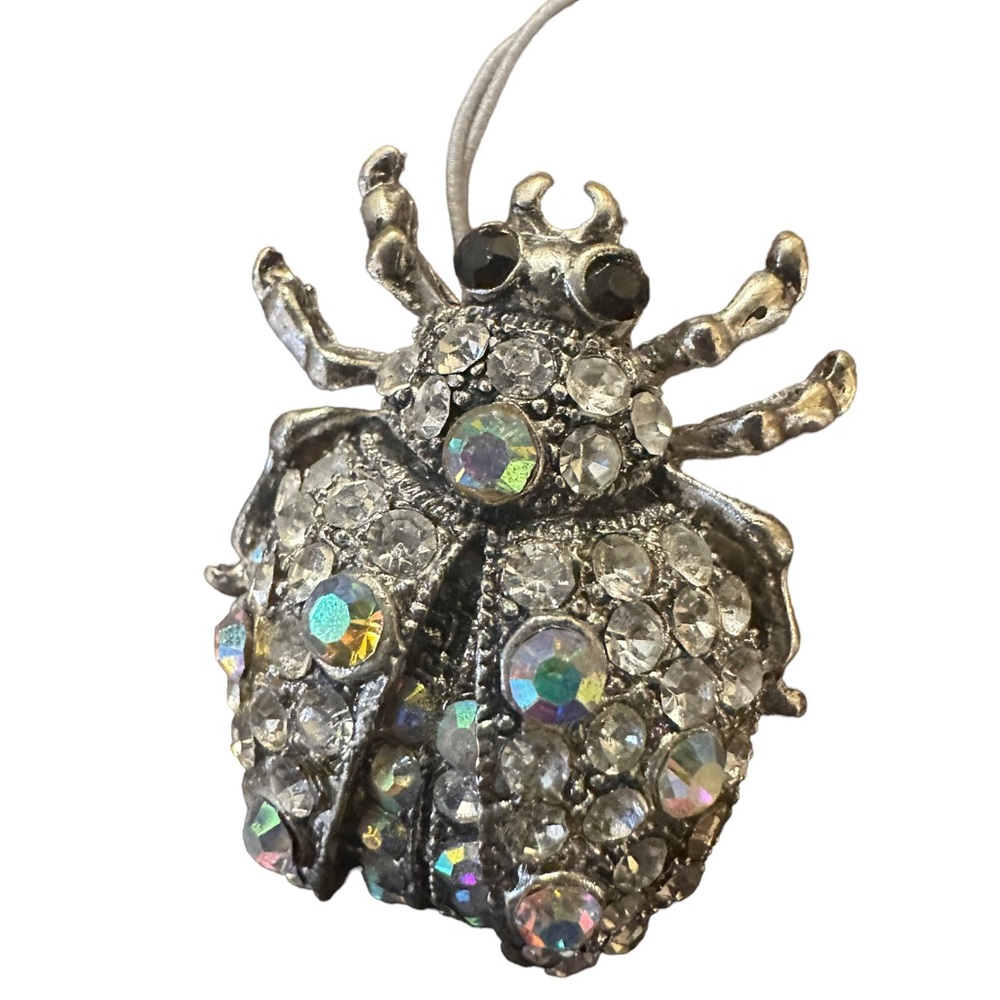 Rhinestone Spider Brooch nwt